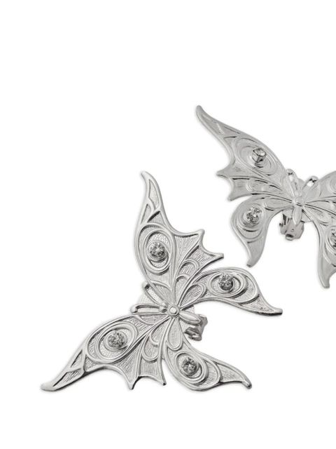 Blumarine butterfly earrings - Silver