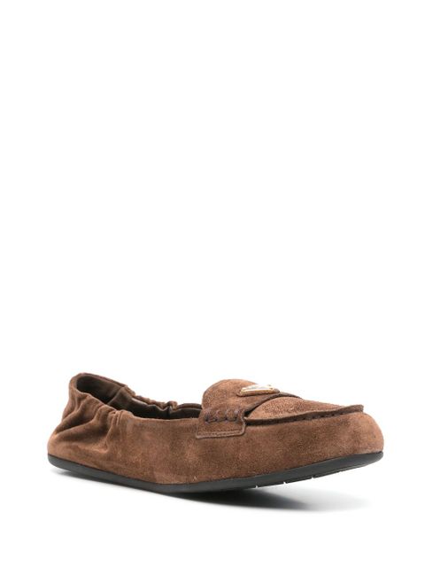 Prada suede loafers - Brown