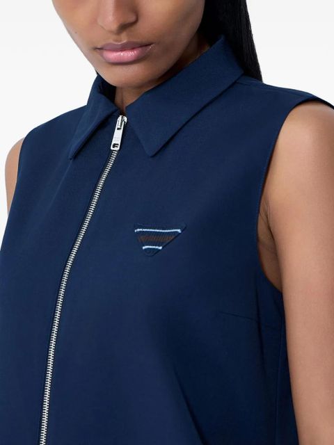 Prada logo-motif dress - Blue