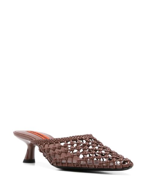 Simon Miller 60mm Knotted Gala mules - Brown - zdjęcie produktu nr 2