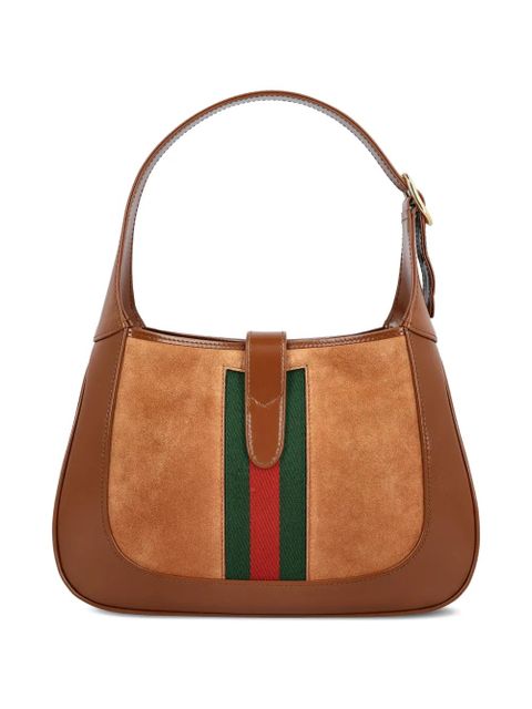 Gucci web jackie leather bag - Brown - zdjęcie produktu nr 2