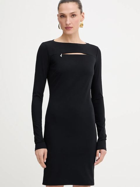 Patrizia Pepe sukienka kolor czarny mini dopasowana 8A1496 J129 - zdjęcie produktu nr 1