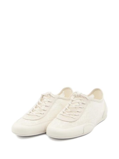Jimmy Choo lace-detail sneakers - White