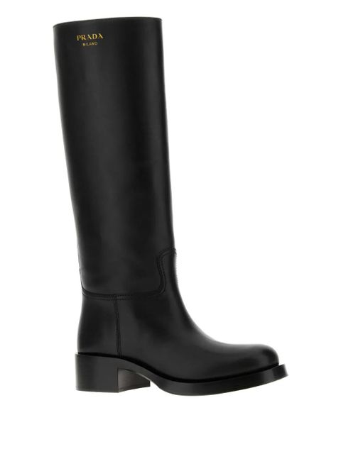 Prada leather boots - Black