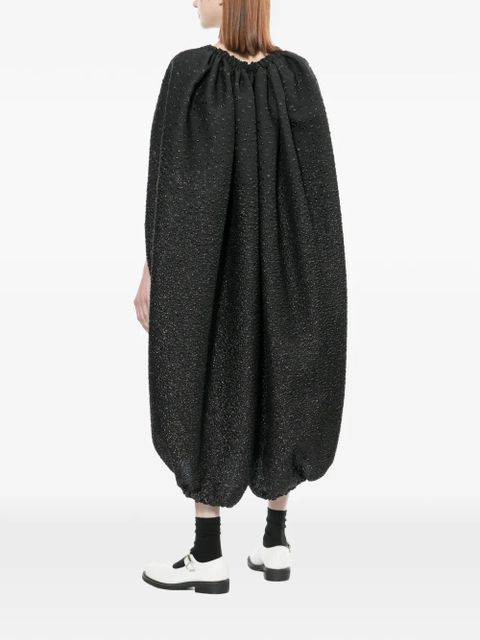 Comme Des Garçons textured coat - Black