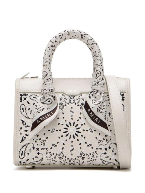 AMIRI micro Bandana Triangle tote bag - White - zdjęcie produktu nr 1