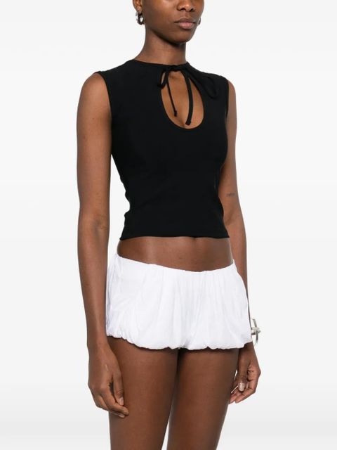 Gimaguas Anis tie-detail sleeveless top - Black