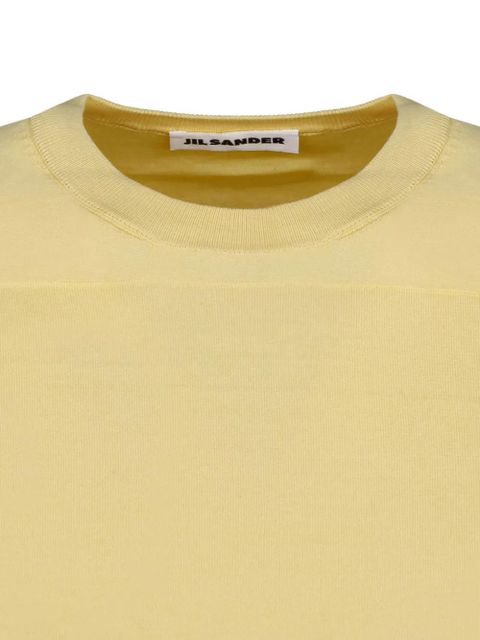Jil Sander cotton short-sleeve t-shirt - Yellow