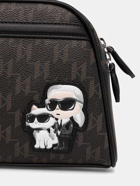 Karl Lagerfeld torebka IKON MONOGRAM kolor brązowy B1W30024