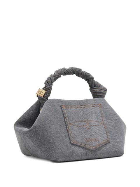 GANNI twisted-handle tote bag - Grey