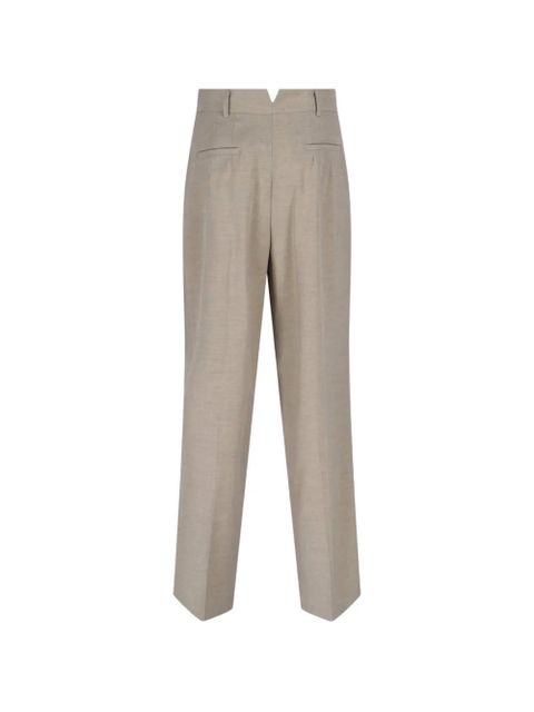 The Frankie Shop Gelso pleated trousers - Neutrals - zdjęcie produktu nr 2