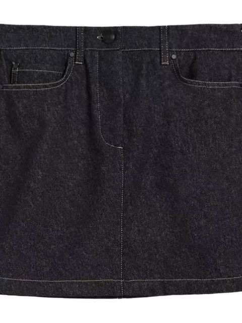 Max Mara button denim mini skirt - Blue - zdjęcie produktu nr 2
