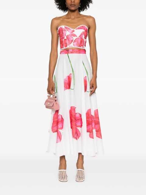 Charo Ruiz Ibiza Ventine maxi skirt - White - zdjęcie produktu nr 2