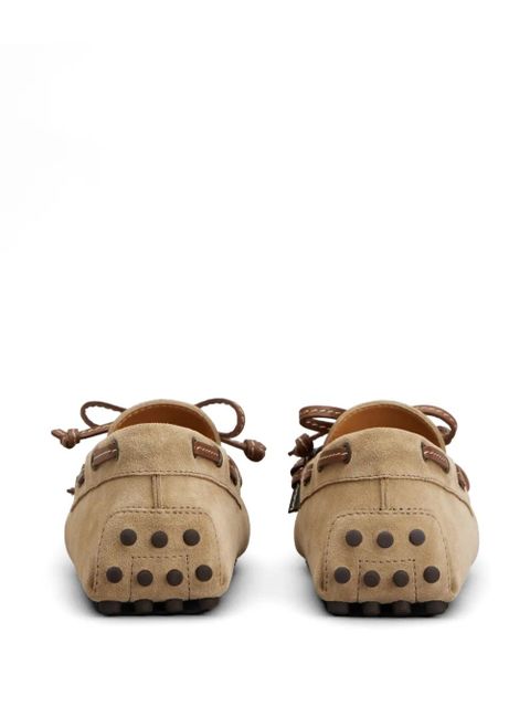 Tod's Gommino suede loafers - Neutrals