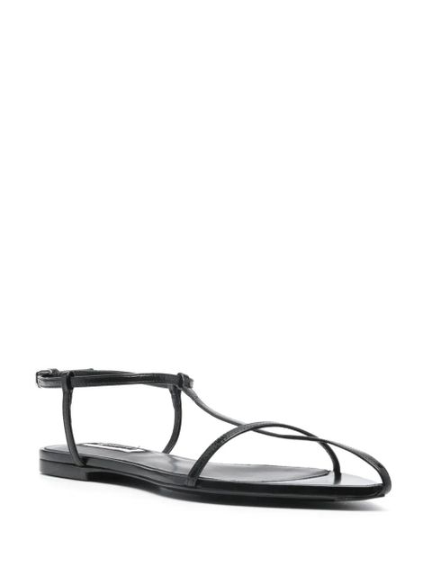 Jil Sander caged leather sandals - Black - zdjęcie produktu nr 2