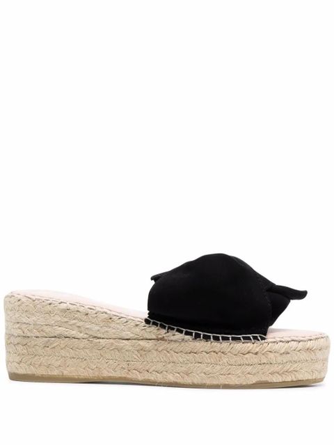 Manebi 65mm platform espadrilles - Black - zdjęcie produktu nr 1