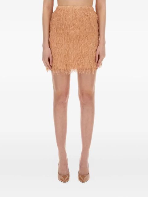 Alysi fringed mini skirt - Neutrals - zdjęcie produktu nr 1