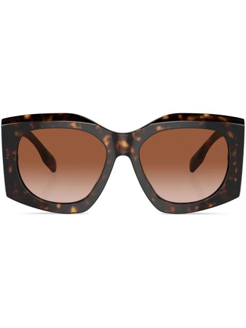 Burberry Eyewear Madeline geometric-frame sunglasses - Brown - zdjęcie produktu nr 1