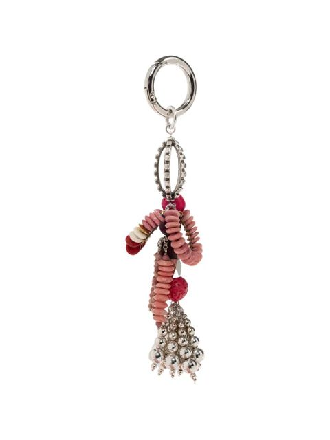 ISABEL MARANT beaded-embellishment keyring - Silver - zdjęcie produktu nr 2