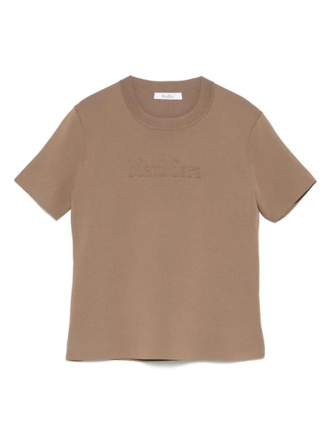Max Mara crew-neck t-shirt - Neutrals - zdjęcie produktu nr 1