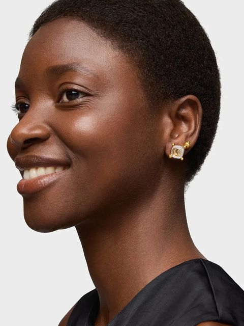 Tous kolczyki ze srebra pokrytego złotem Color White 1004223000