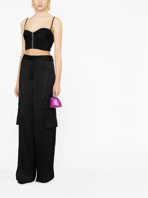 Versace wide-leg cargo trousers - Black - zdjęcie produktu nr 2