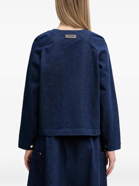 Barbour Saima zip-up denim jacket - Blue