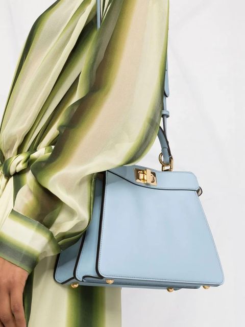 FENDI small Peekaboo ISeeU top-handle bag - Blue