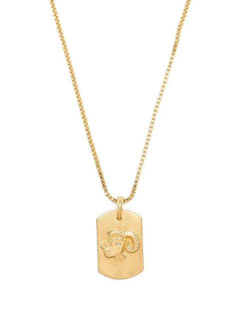 Maje aries-motif necklace - Gold