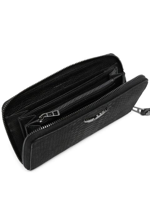 Zadig&Voltaire crocodile-effect leather wallet - Black - zdjęcie produktu nr 2