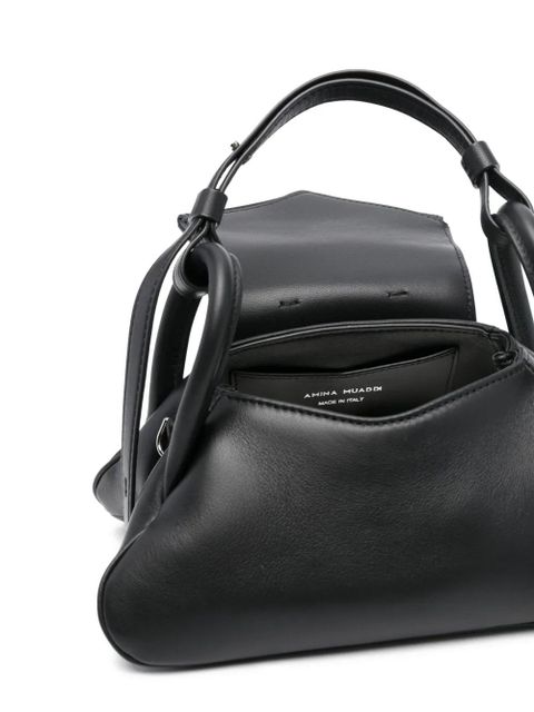 Amina Muaddi small Gemini tote bag - Black