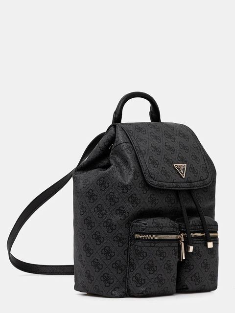 Guess plecak MANHATTAN damski kolor szary mały wzorzysty HWSG71 18310