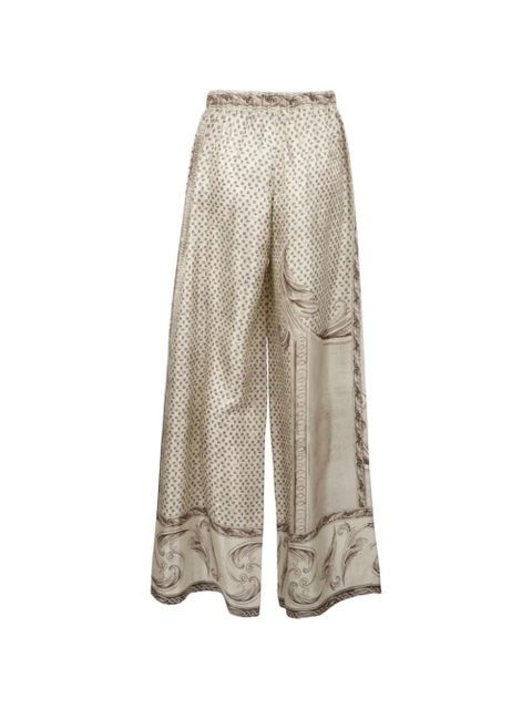 Max Mara elasticated-waist printed trousers - Neutrals - zdjęcie produktu nr 2
