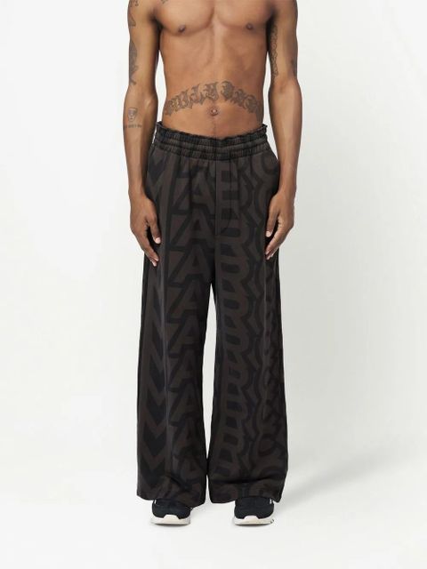 Marc Jacobs Monogram Oversized track pants - Black