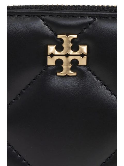 Tory Burch logo-plaque purse - Black