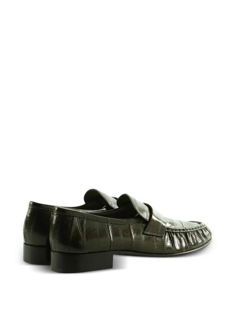 The Row textured loafers - Green