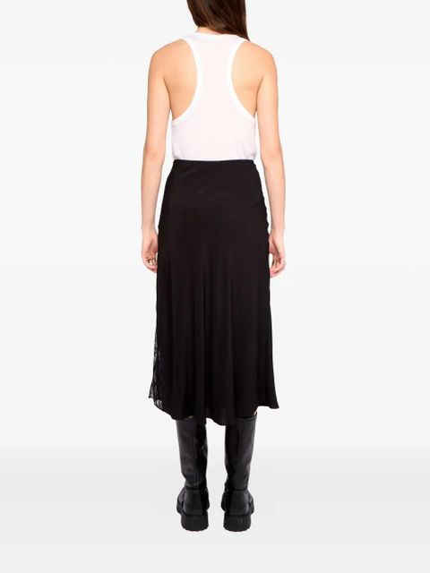 Zadig&Voltaire Jayla lace midi skirt - Black