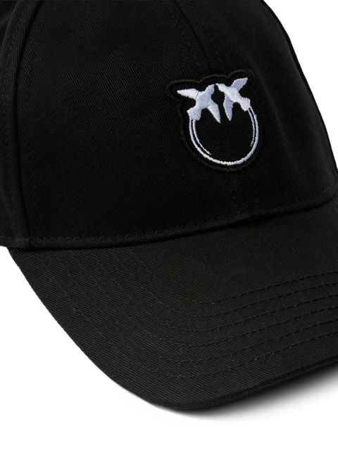 PINKO embroidered-logo baseball cap - Black