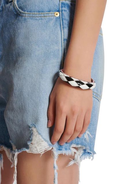 Balmain Diamond crystal-embellished bangle - White