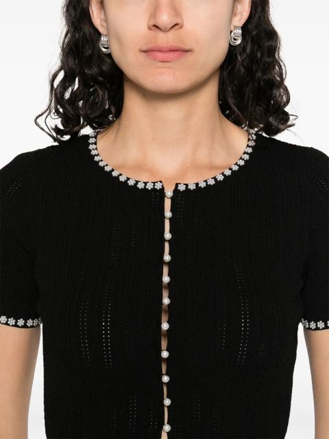SANDRO cropped cardigan - Black