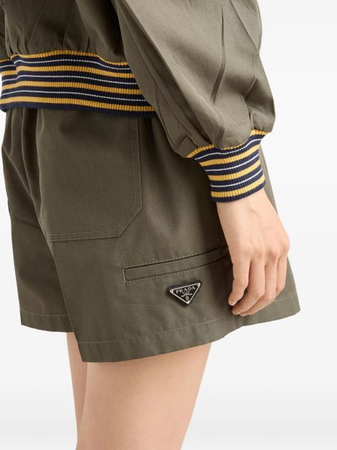 Prada poplin shorts - Green
