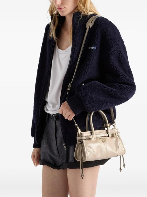 Prada Bonnie leather mini handbag - Neutrals - zdjęcie produktu nr 2