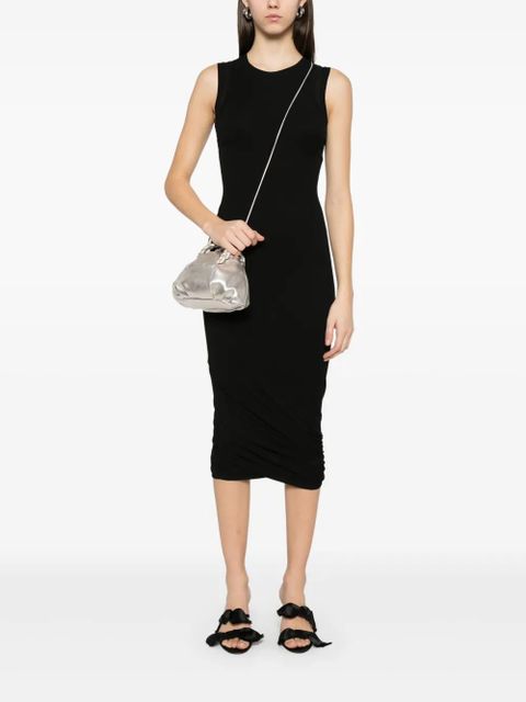 Jil Sander cotton midi dress - Black - zdjęcie produktu nr 2