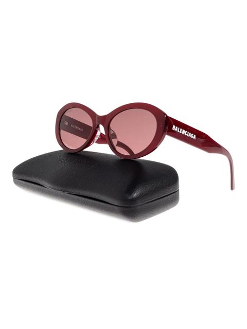 Balenciaga Eyewear oval-frame sunglasses - Red - zdjęcie produktu nr 2