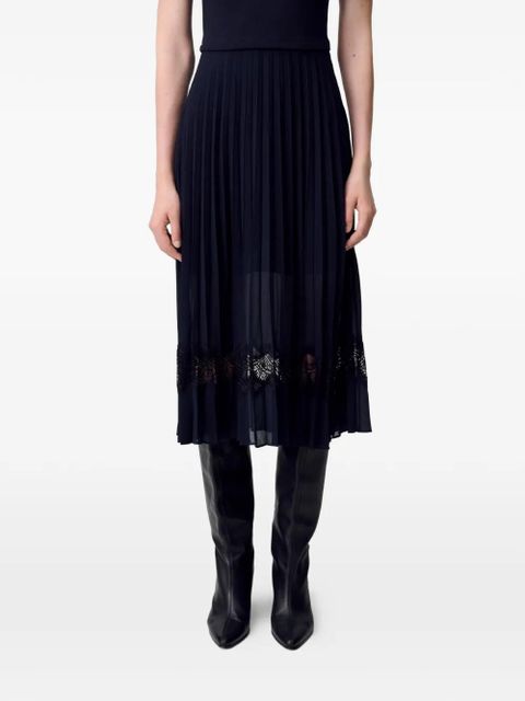 Claudie Pierlot panelled midi dress - Blue