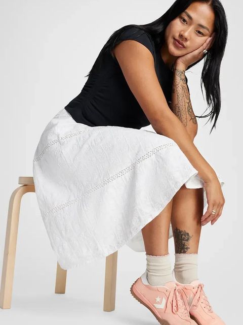 Converse sneakersy Run Star Trainer kolor różowy A11506C