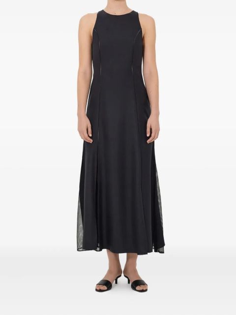 LouLou de Saison Iraka lace-stitching midi dress - Black - zdjęcie produktu nr 2