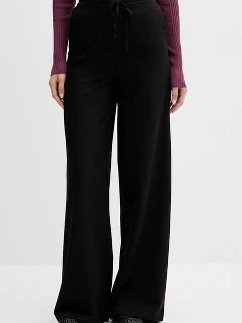 Colmar spodnie damskie kolor czarny szerokie high waist 0606.2ZW - zdjęcie produktu nr 1