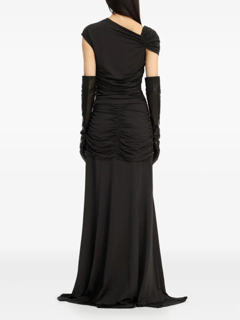 ROTATE BIRGER CHRISTENSEN asymmetric maxi dress - Black - zdjęcie produktu nr 2