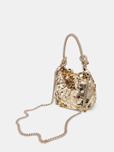 Guess torebka HOLIDAY kolor złoty HWEG95 38750